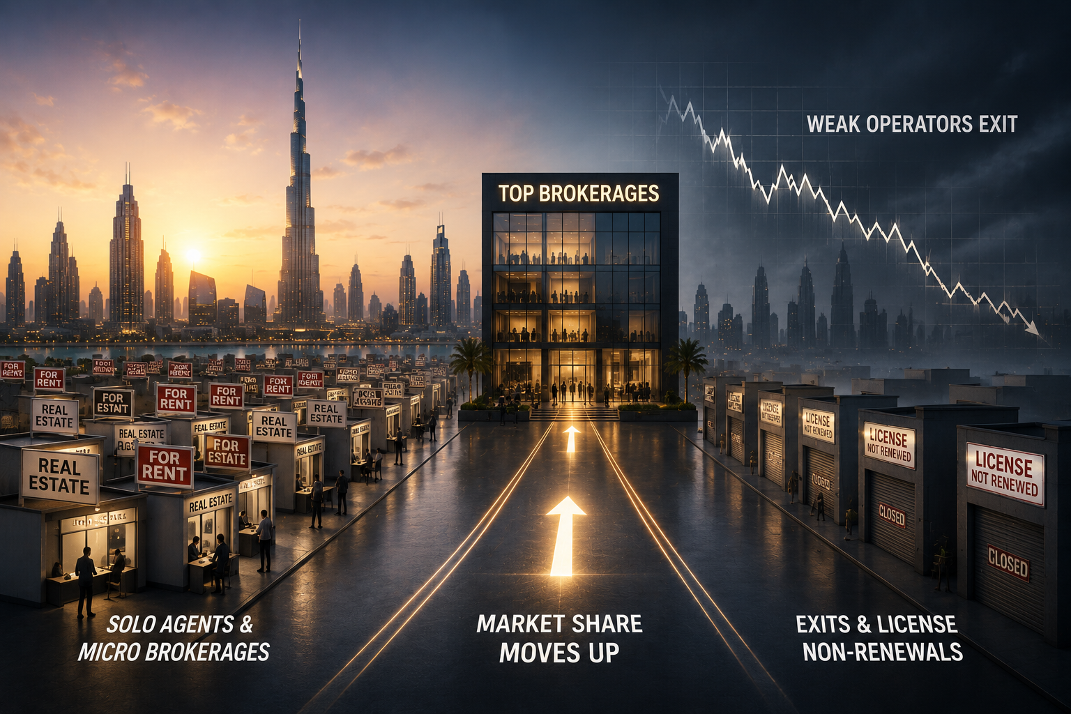 Dubai’s Real Estate Brokerage Reset: Why the Next Market Shift Will Expose Weak Operators