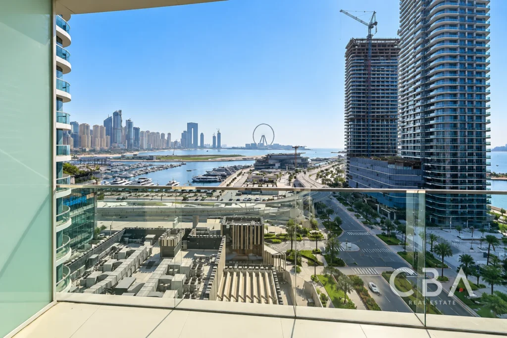 Balcony View Over Marina Skyline
