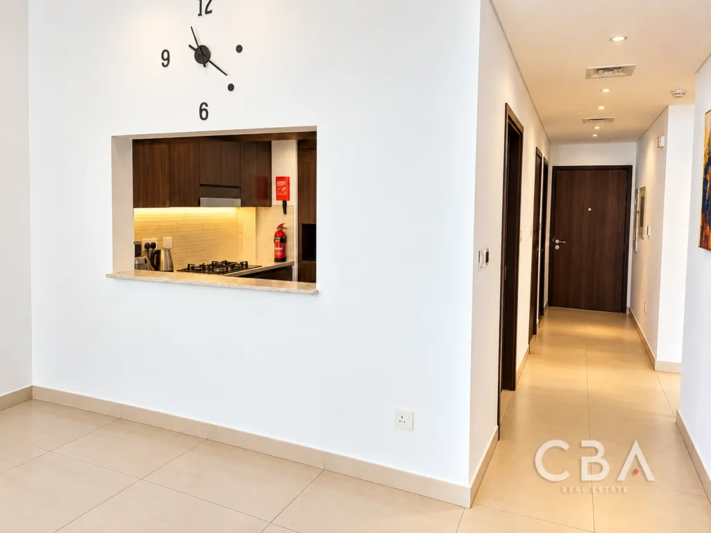 Modern Unfurnished Apartment Hallway